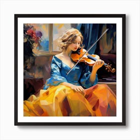 Violinist 7 Art Print
