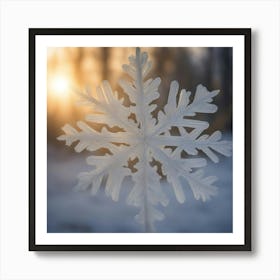 Snowflake Art Print