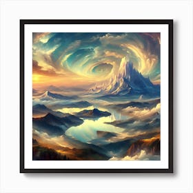 Fantasy Landscape Painting Art Print