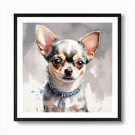 Chihuahua Painting Art Print