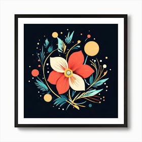 Floral Design 2 Art Print