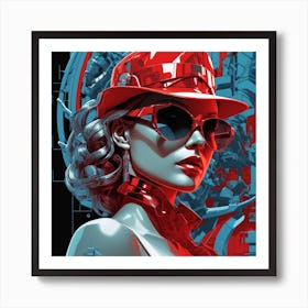 Sci-Fi Girl Art Print