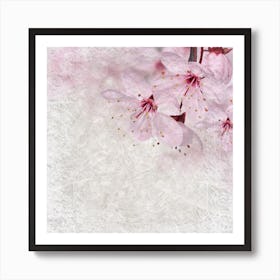 Pink Cherry Blossoms 2 Art Print