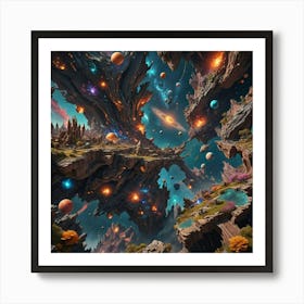 Spacescape Art Print