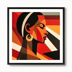 Bauhaus Jamaican Woman 04 Poster