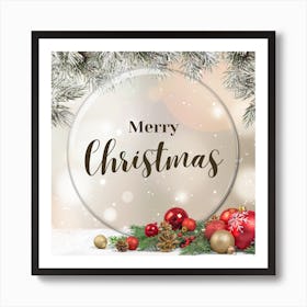 Merry Christmas 4 Art Print