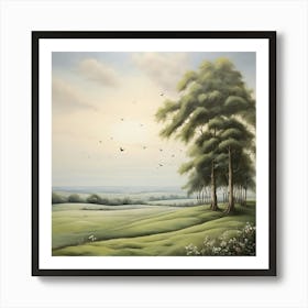 Field Of Trees art print Art Print