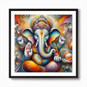 Ganesha 9 Art Print