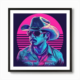 Cowboy 8 Art Print