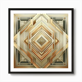 Deco Art Art Print