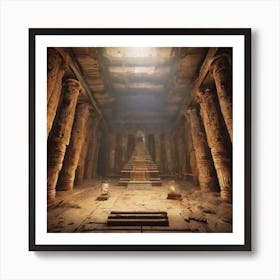 Egyptian Temple Art Print