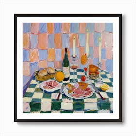 Osteria Della Passeggiata Trattoria Italian Food Kitchen Art Print