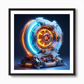 Futuristic Machine 1 Art Print