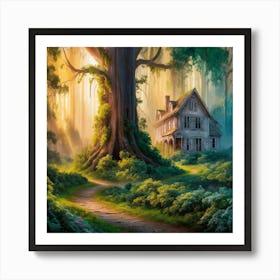 House In The Woods 1 Art Print