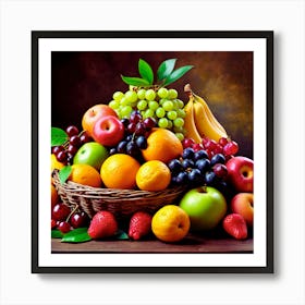 Fruit Basket 1 Art Print