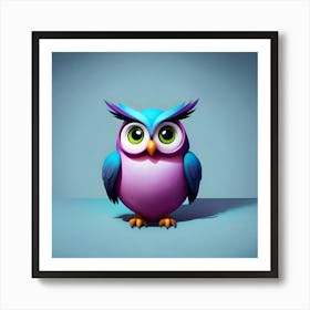 Cute Owl Art Print