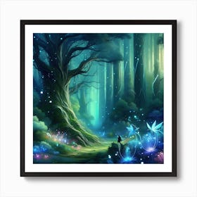 Fairy Forest 6 Art Print