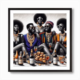 'The Party' Art Print