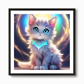 Cute Kitten 5 Art Print