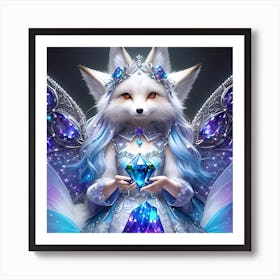 Fairy Fox 3 Art Print