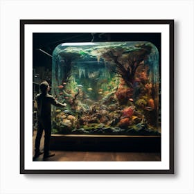 Aquarium Stock Videos & Royalty-Free Footage Art Print