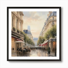 Paris Street 5 Art Print