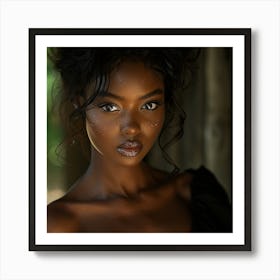 Beautiful African Woman 2 Art Print