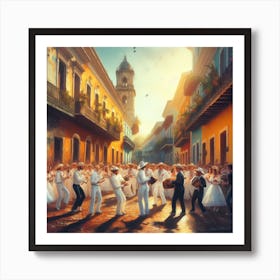 Puerto Rico Dancers - Bomba y Plena Art Print