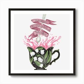 Tea lover art Art Print