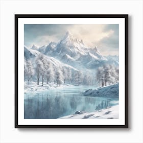 Winter Landscape 1 Art Print