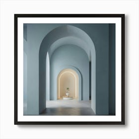 Room With Arches 3 Art Print