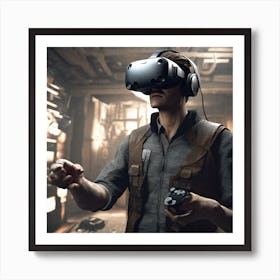 Vr Headset 23 Art Print