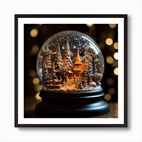 Snow Globe 2 Art Print