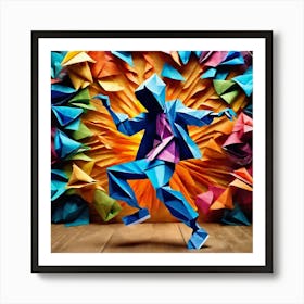 Origami Dancer 83 Art Print