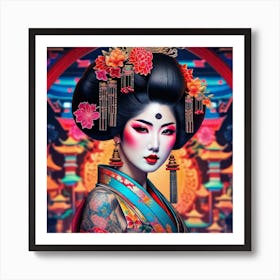 Geisha 173 Art Print