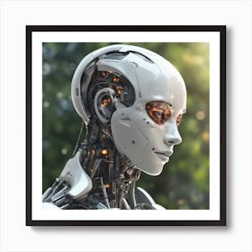 A Highly Advanced Android With Synthetic Skin And Emotions, Indistinguishable From Humans 13 Art Print