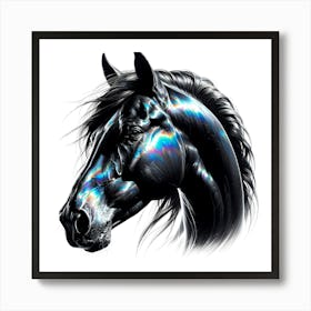 Creative Horse Visual 13 Art Print