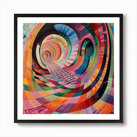 Spiral Tunnel Poster