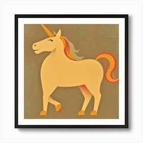 Unicorn Canvas Art 1 Art Print