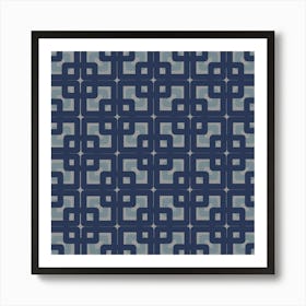 Abstract Squares Art Print