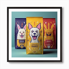 Dog Food Packaging Design Art Print