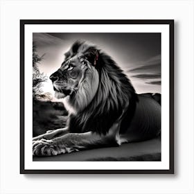 Lionnnn 1 Art Print