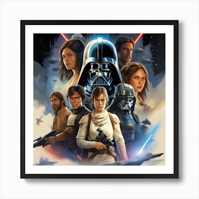 Star Wars The Force Awakens 12 Art Print