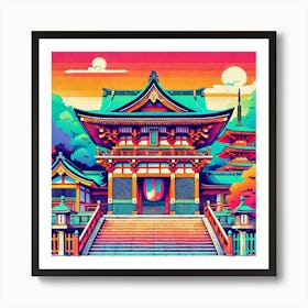 Kiyomizu Dera 2 Art Print