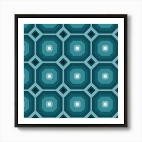 Modern Retro Pattern 26 Art Print