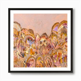 Echos of The Outback Abstract Painting Art Print