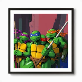 Teenage Mutant Ninja Turtles 2 Art Print
