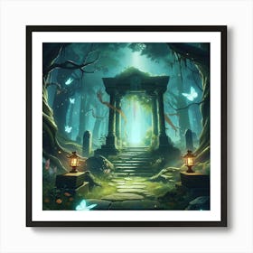 Fairytale Forest Art Print