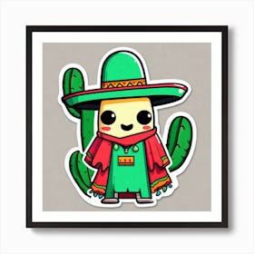 Mexican Cactus 36 Art Print