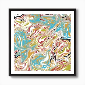 Abstract Swirls Art Print